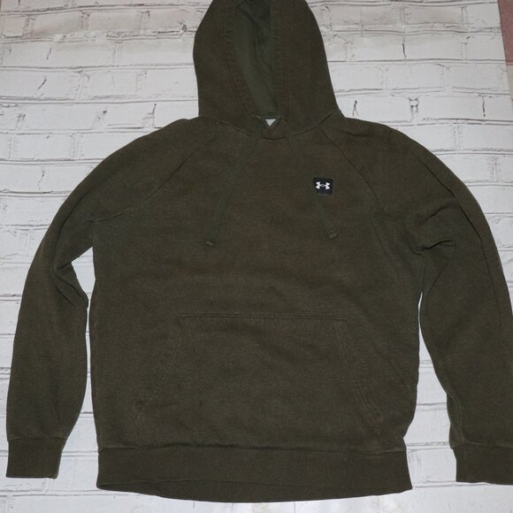 Women's Size Small Olive green Under Armour Hooded Sweater Loose - Picture 1 of 5